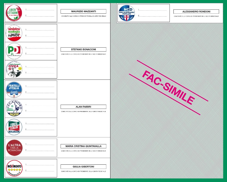 Regionali 2014 RN FAC SIMILE 1