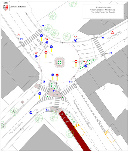 rotatoria circ meridionale via della fiera