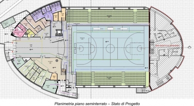 Cattolica, prende forma il nuovo palazzetto dello sport