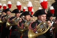 la fanfara dei carabinieri a riccione