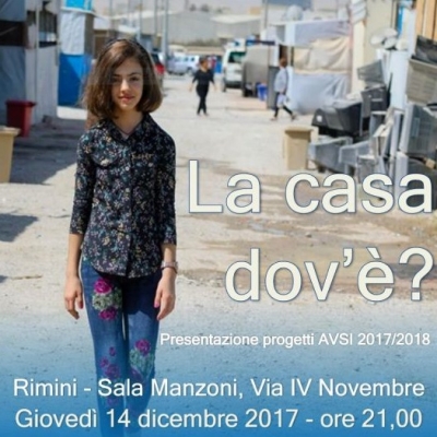 La casa dov&#039;è? I progetti di solidarietà Avsi per il Natale 2017