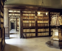 le sale antiche della biblioteca