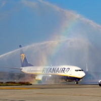 Aeroporto, a battesimo il primo volo Ryanair