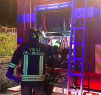 Santarcangelo, incendio in abitazione. L’intervento dei vigili del fuoco