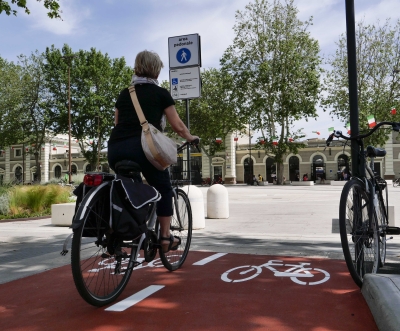 Ciclabili, finita quella della stazione