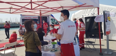 I numeri della Croce rossa a Rimini nell&#039;anno della pandemia