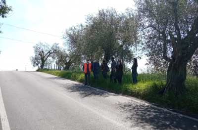 Coriano, sopralluogo della provincia per una viabilità sicura