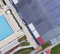 Maltempo, Riccione rifà il tetto allo stadio del nuoto