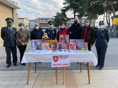 Arriva a San Raffaele il Babbo Natale delle fiamme gialle