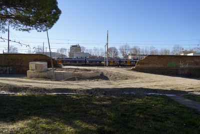 Sottopasso stazione: abbattuto il muro